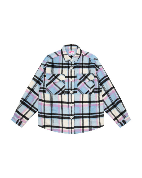 Dámské Košile Bape Checked Blankyt | 67139TQGR