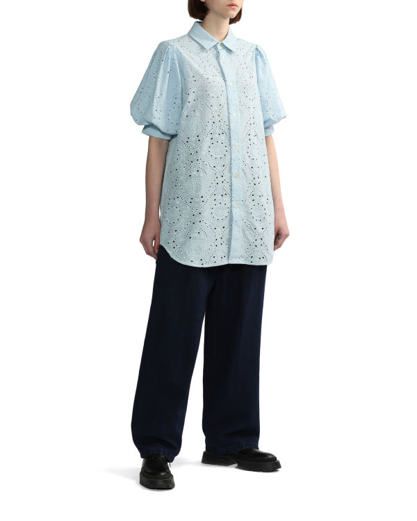 Dámské Košile Bape Eyelet dolly Světle Blankyt | 68921NYMF