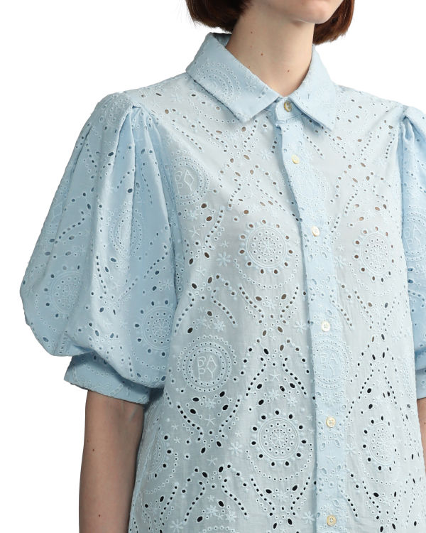 Dámské Košile Bape Eyelet dolly Světle Blankyt | 68921NYMF