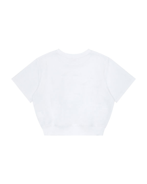 Dámské Mikiny Bape Cropped logo Bílé | 50367JHNE