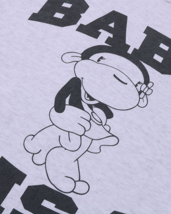 Dámské Mikiny Bape Lisa Oversized Crewneck Šedé | 27065FJNV