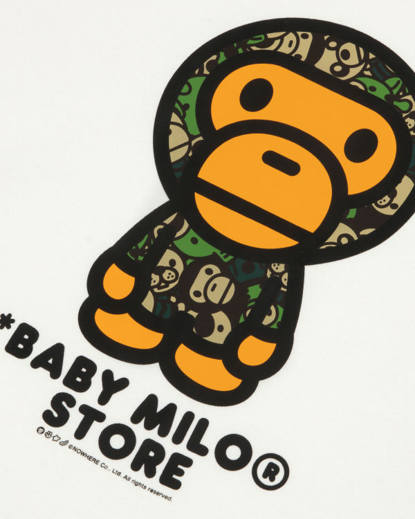 Dámské Mikiny Bape Milo crew neck Bílé | 75364FNTO