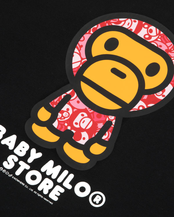 Dámské Mikiny Bape Milo crew neck Černé | 41082EFML
