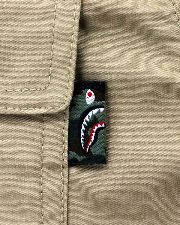 Dámské Mikiny S Kapucí Bape 1st Camo Shark Béžový | 75913EIDR