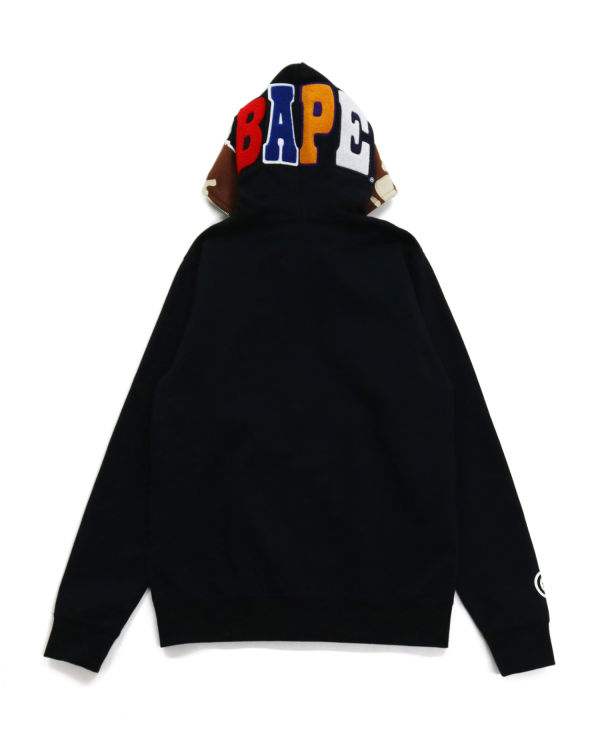 Dámské Mikiny S Kapucí Bape 2nd Ape Full Zip Černé | 81354XEIQ
