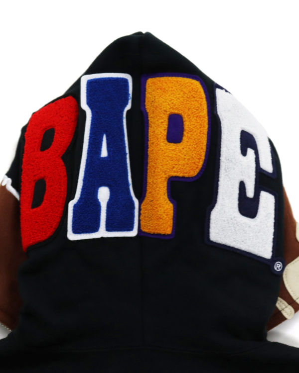 Dámské Mikiny S Kapucí Bape 2nd Ape Full Zip Černé | 81354XEIQ