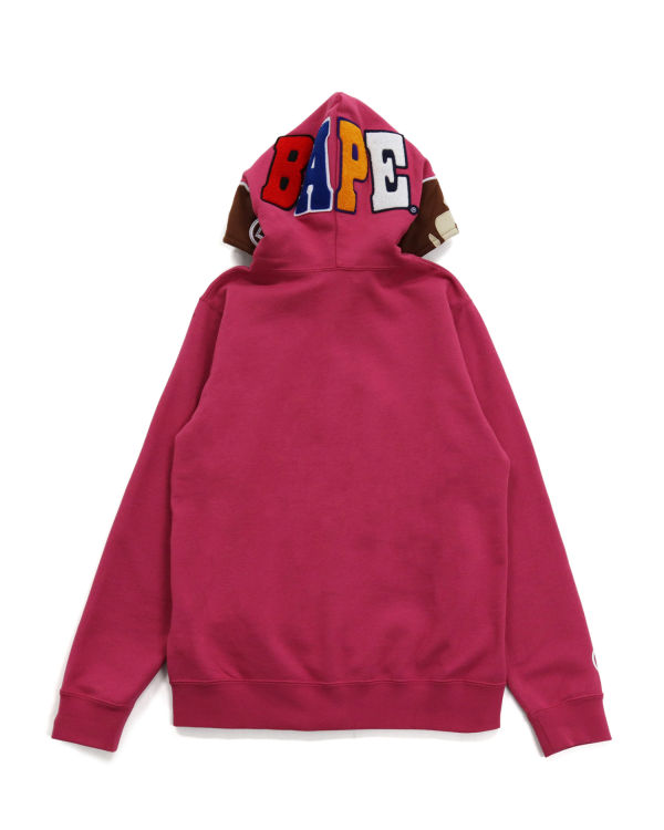 Dámské Mikiny S Kapucí Bape 2nd Ape Full Zip Růžové | 91653MTSI