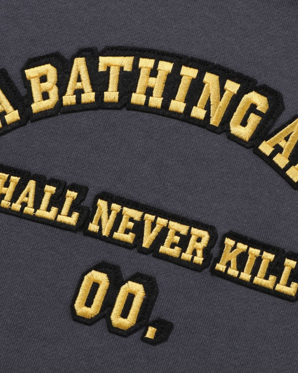 Dámské Mikiny S Kapucí Bape A Bathing Ape Oversized Pullover Tmavě Šedé | 42605DJWG