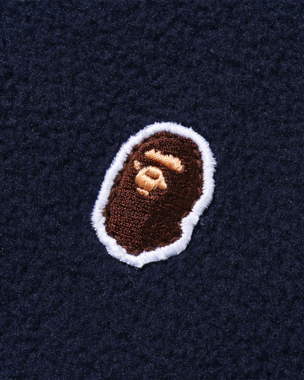 Dámské Mikiny S Kapucí Bape Fleece one point zip Tmavě Blankyt Blankyt | 68517HMWS