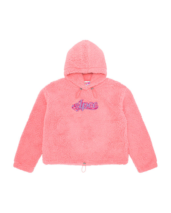 Dámské Mikiny S Kapucí Bape Oversized Růžové | 46287CKPF