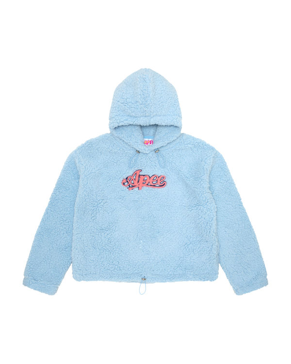 Dámské Mikiny S Kapucí Bape Oversized Světle Blankyt | 02874GKAV
