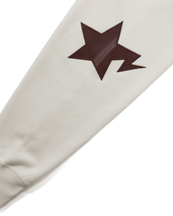 Dámské Mikiny S Kapucí Bape Patched Oversized Pullover Bílé | 56210QZLH