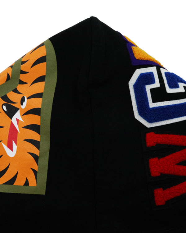 Dámské Mikiny S Kapucí Bape Shark Inside Tiger Pullover Černé | 75038ZWBX