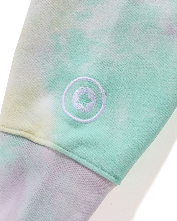 Dámské Mikiny S Kapucí Bape Tie-Dye Shark Oversized Full Zip Viacfarebný | 68029WTOF
