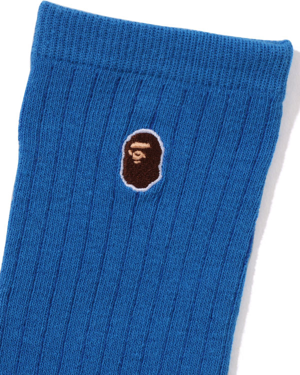 Dámské Ponožky Bape Ape Head One Point Královská Modrá Blankyt | 50189RMXC
