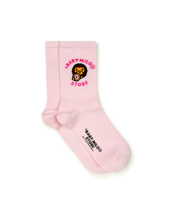 Dámské Ponožky Bape Milo Růžové | 98123JMZR