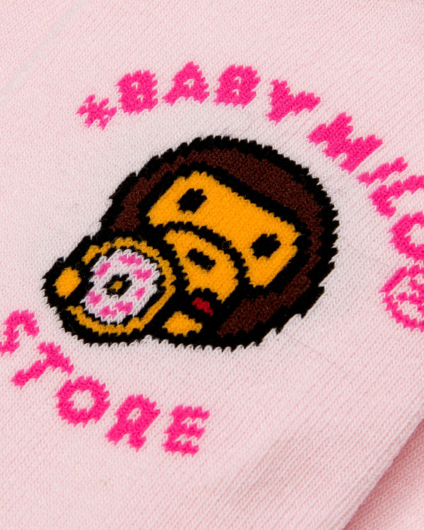 Dámské Ponožky Bape Milo Růžové | 98123JMZR