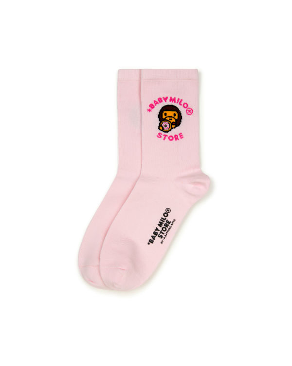 Dámské Ponožky Bape Milo Růžové | 98123JMZR