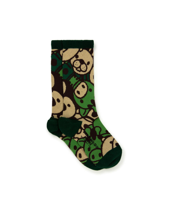 Dámské Ponožky Bape Milo Zelene | 34926SLRQ