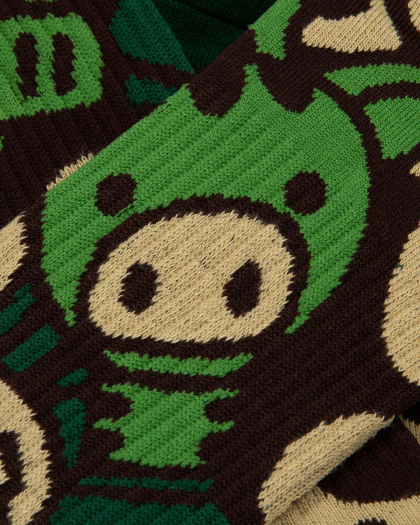 Dámské Ponožky Bape Milo Zelene | 34926SLRQ