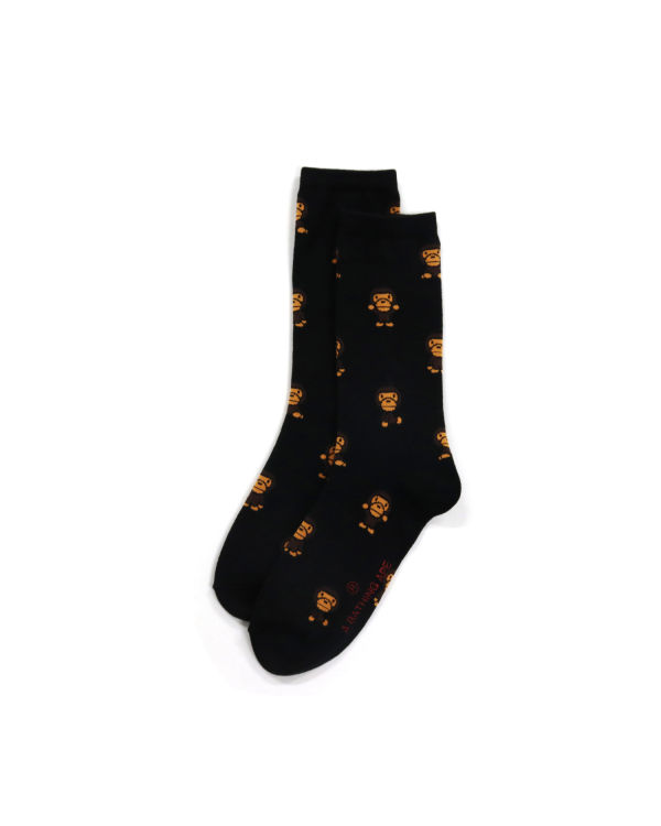 Dámské Ponožky Bape Milo Černé | 81670ELYK