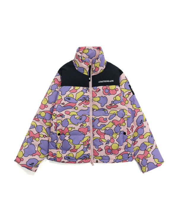 Dámské Péřové Bundy Bape STA Camo Růžové | 76518OJNZ