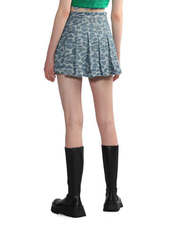 Dámské Sukně Bape Pattern pleated mini Blankyt | 76829RCDP