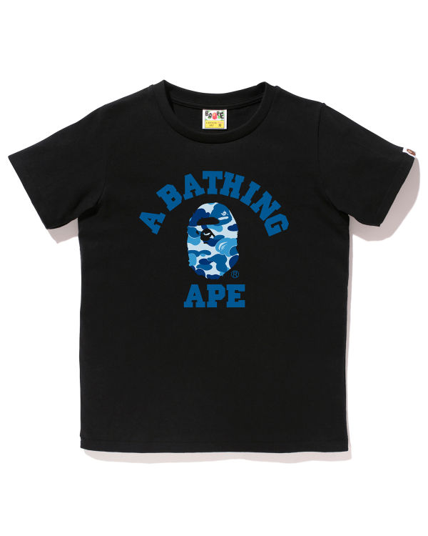Dámské Tričko Bape ABC Camo College Černé | 35402TOEP