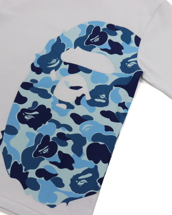 Dámské Tričko Bape ABC Camo Side Big Ape Head Bílé | 80236EIAZ