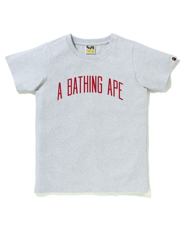 Dámské Tričko Bape A Bathing Ape Letter Šedé | 13748LMCZ