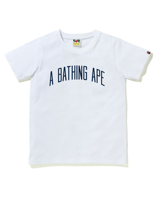 Dámské Tričko Bape A Bathing Ape Letter Bílé | 24619YPER