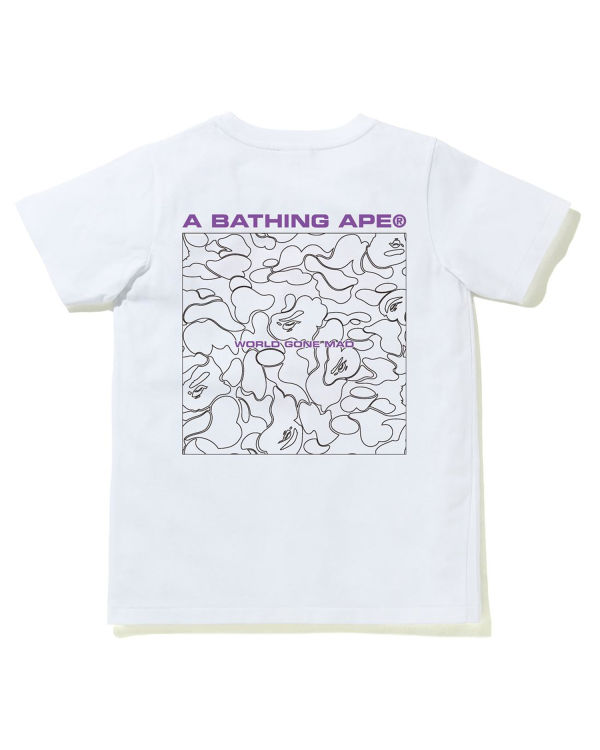 Dámské Tričko Bape A Bathing Ape Line Camo Bílé | 06953URPD