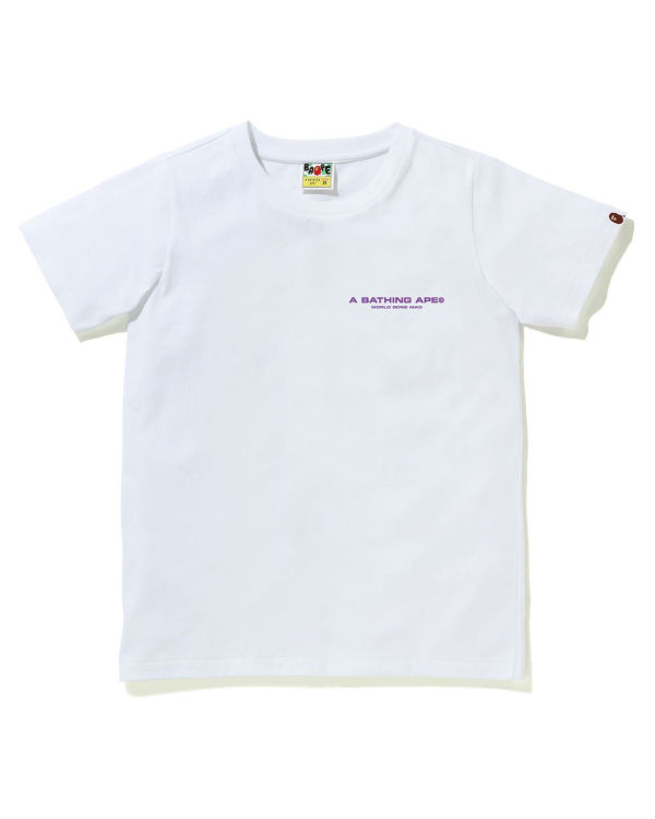 Dámské Tričko Bape A Bathing Ape Line Camo Bílé | 06953URPD