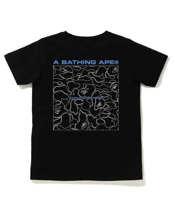 Dámské Tričko Bape A Bathing Ape Line Camo Černé | 75291DEVO
