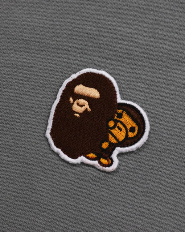 Dámské Tričko Bape Ape Head & Milo One Point Šedé | 84629BCAM