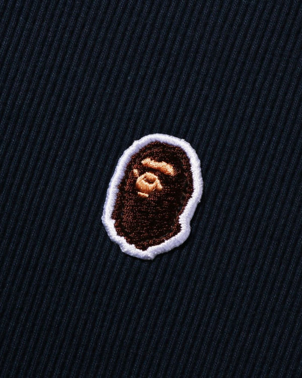 Dámské Tričko Bape Ape Head One Point Rib Tmavě Blankyt Blankyt | 30821YUZM