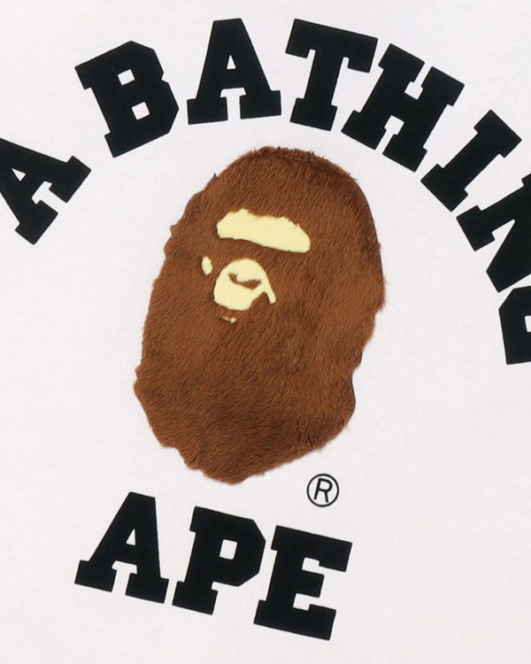 Dámské Tričko Bape BOA College Bílé | 98314GFKZ