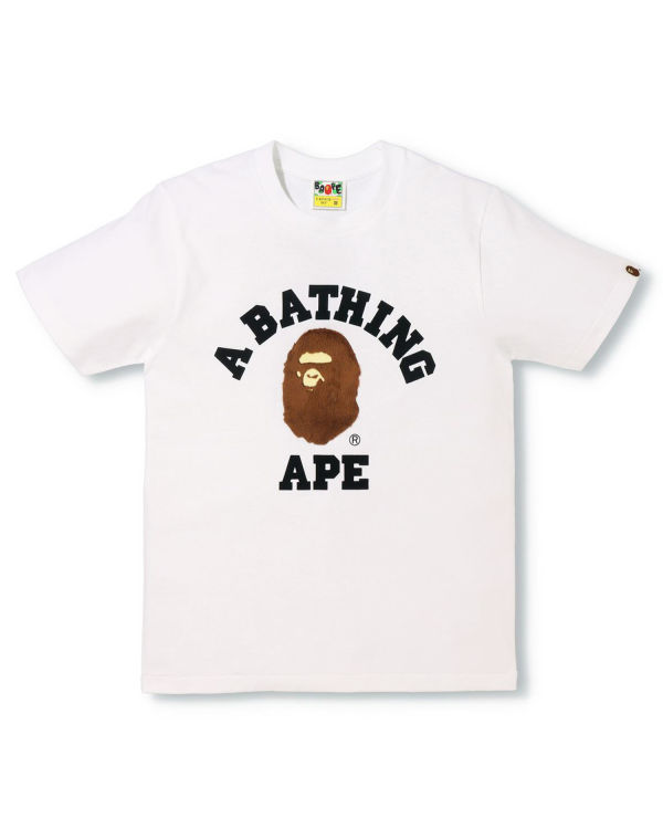 Dámské Tričko Bape BOA College Bílé | 98314GFKZ