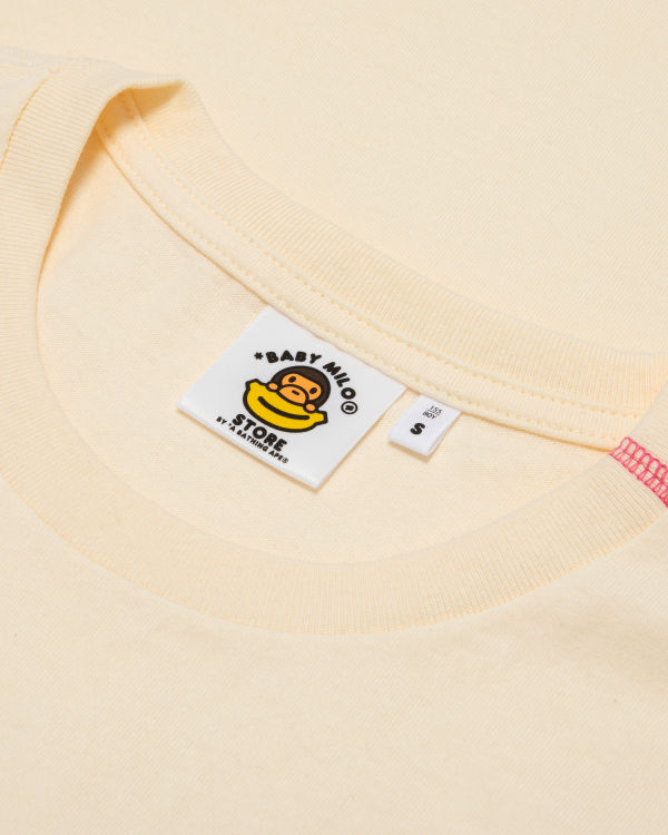 Dámské Tričko Bape Boxy fit Krém | 29546XSWV