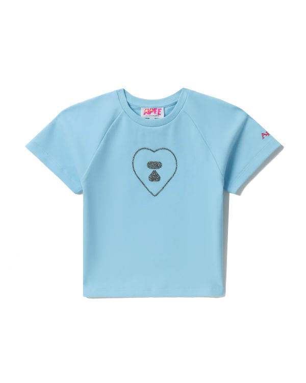Dámské Tričko Bape Grafická crop #2 Blankyt | 30726BZYD