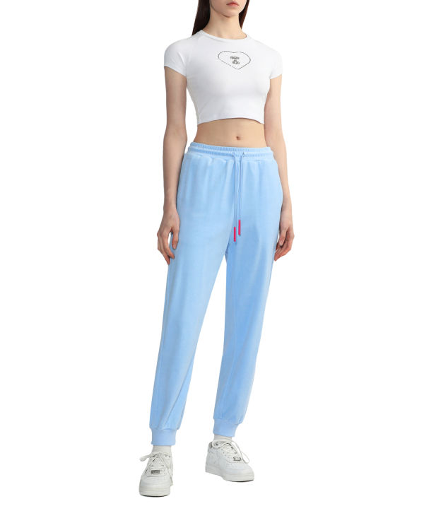 Dámské Tričko Bape Grafická crop #2 Bílé | 63572KOIX