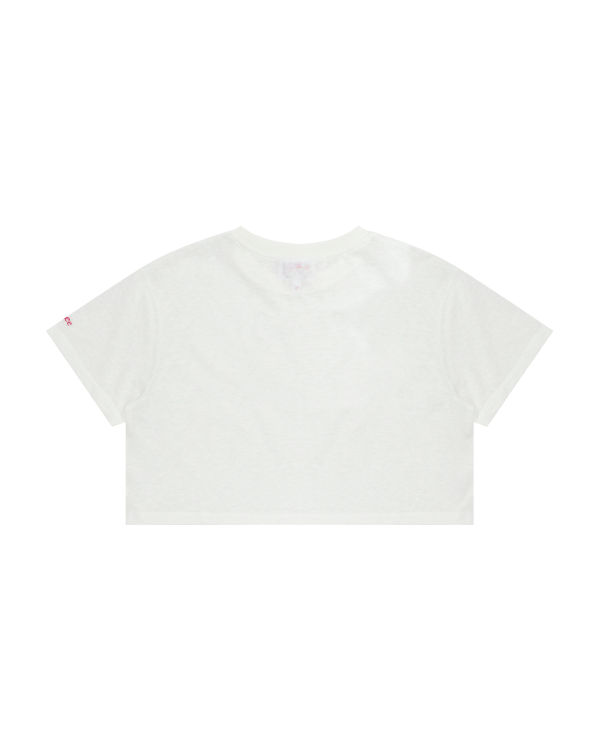 Dámské Tričko Bape Grafická cropped Bílé | 34875LIOF