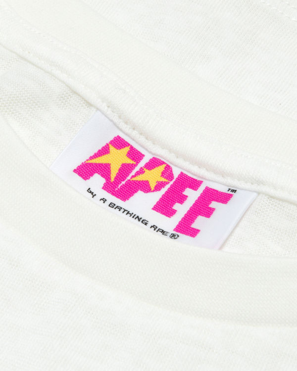 Dámské Tričko Bape Grafická cropped Bílé | 34875LIOF