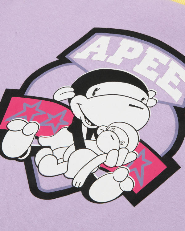 Dámské Tričko Bape Grafická cropped Fialové | 29645OHKE