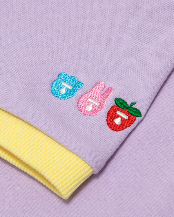 Dámské Tričko Bape Grafická cropped Fialové | 29645OHKE
