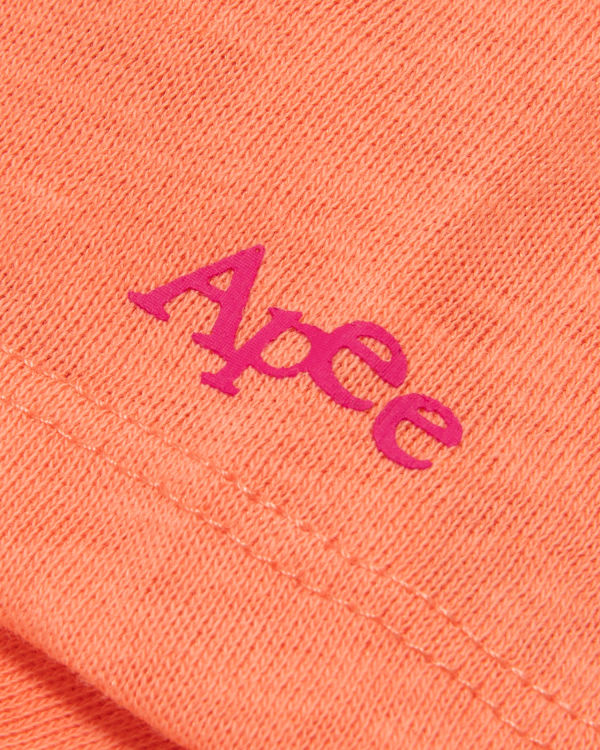 Dámské Tričko Bape Grafická cropped Oranžové | 46879DHNK