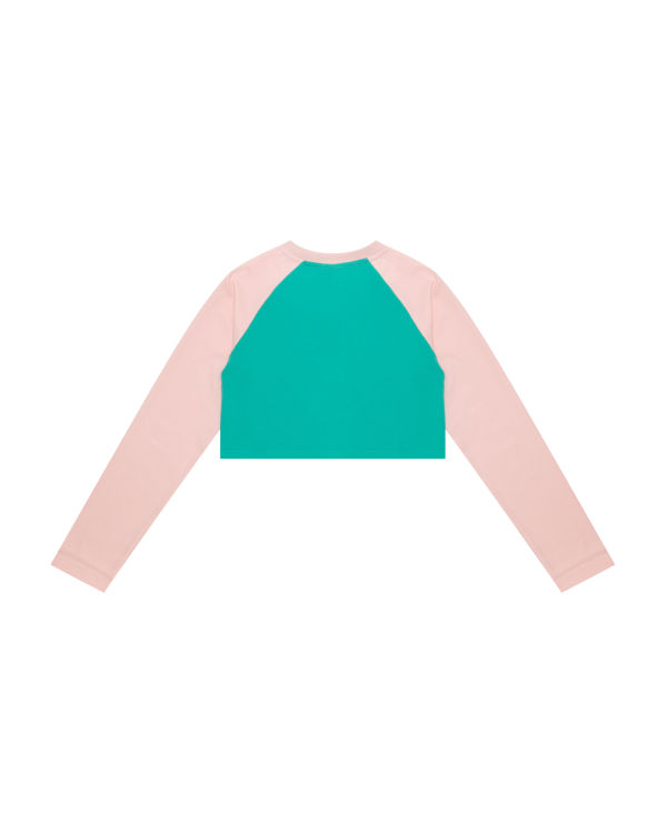 Dámské Tričko Bape Grafická long sleeve raglan Růžové | 31907JDYZ