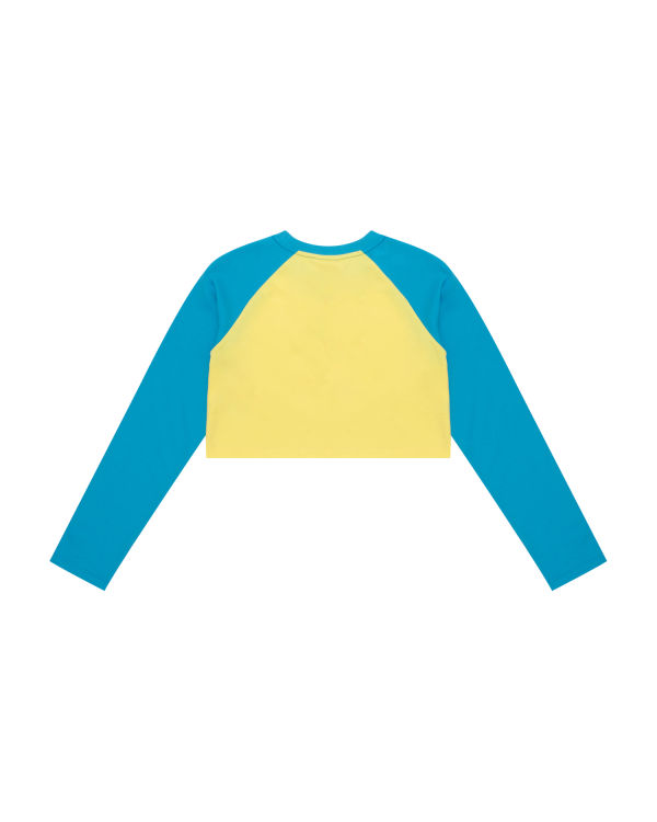 Dámské Tričko Bape Grafická long sleeve raglan Blankyt | 39467TFEM