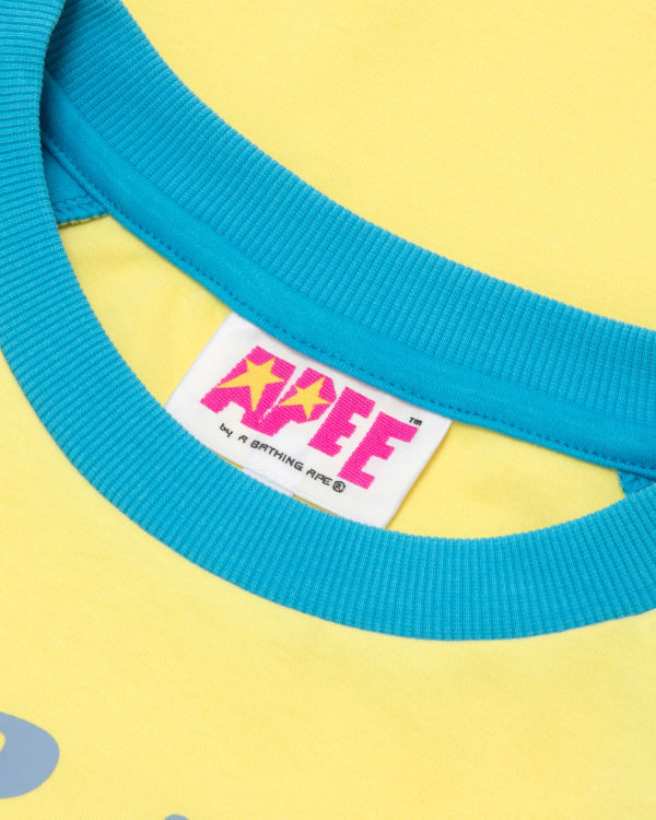 Dámské Tričko Bape Grafická long sleeve raglan Blankyt | 39467TFEM