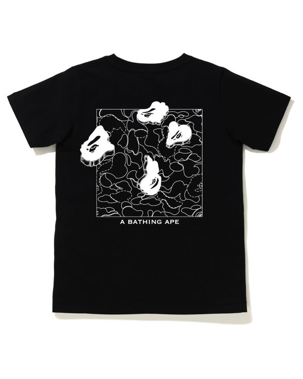 Dámské Tričko Bape Ink Print Černé | 74620IRWU